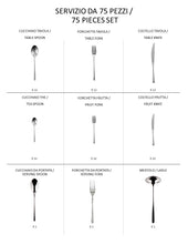 Load image into Gallery viewer, Complete service 75 pcs Nina