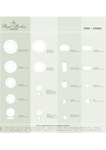 Carica l'immagine nel visualizzatore di Gallery, Sabella - linea Athena - servizi completi - Porcellana - Royal Porcelain