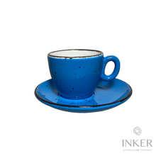 Load image into Gallery viewer, Cappuccino Cups 17cl - Luna - Iris Dots (set of 6 pieces)