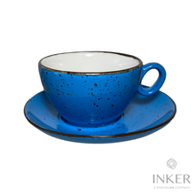 Load image into Gallery viewer, Cappuccino Cups 17cl - Luna - Iris Dots (set of 6 pieces)