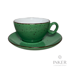 Load image into Gallery viewer, Cappuccino Cups 17cl - Luna - Iris Dots (set of 6 pieces)