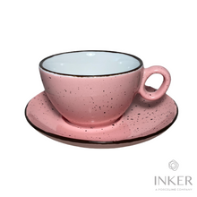 Load image into Gallery viewer, Cappuccino Cups 17cl - Luna - Iris Dots (set of 6 pieces)