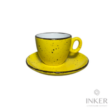 Load image into Gallery viewer, Cappuccino Cups 17cl - Luna - Iris Dots (set of 6 pieces)