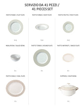 Carica l'immagine nel visualizzatore di Gallery, Leilani - linea Athena - servizi completi - Porcellana - Royal Porcelain