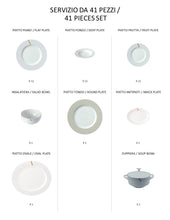 Carica l'immagine nel visualizzatore di Gallery, Mirage Mirror - linea Athena - tazza the con piatto (set da 6 pezzi) - Porcellana - Royal Porcelain