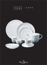 Carica l'immagine nel visualizzatore di Gallery, Bianco - linea Gong - servizi completi - Porcellana - Royal Porcelain