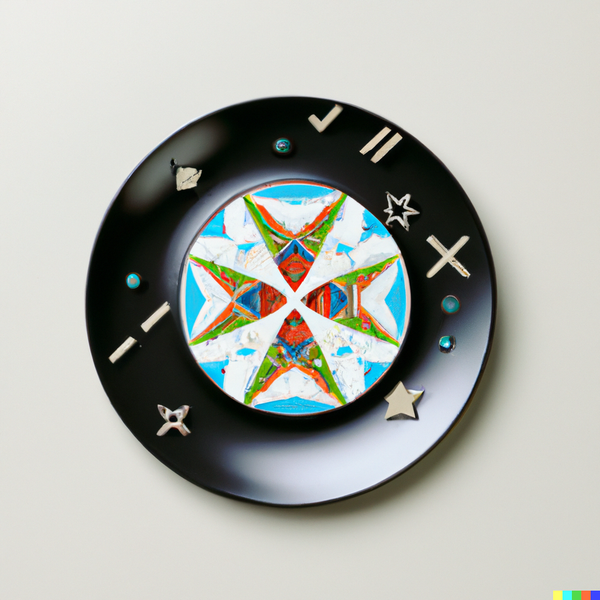 The decoration of porcelain dishes