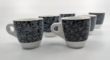 Load image into Gallery viewer, Cappuccino Cups 17cl - Luna - Rustic Dots (set of 6 pieces)
