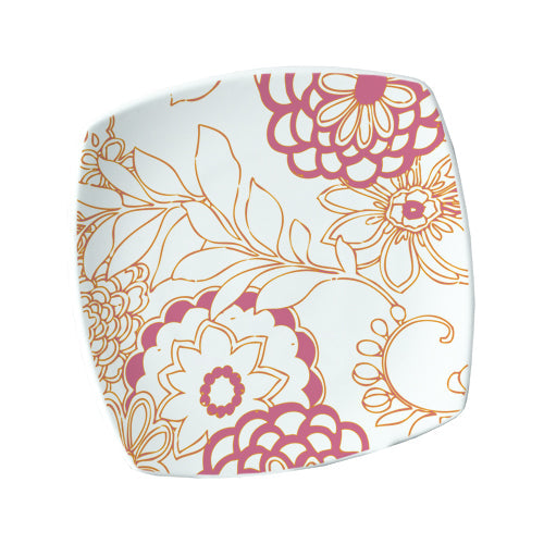  Morning Bloom - linea Square - piatto da portata quadrato cm.30 - Porcellana - Royal Porcelain