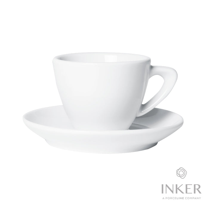 INKER - Tazze da Cappuccino 15cl - linea Gorky - Porcellana (set da 6 pezzi)