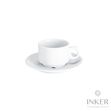 Load image into Gallery viewer, INKER - Tazze da Cappuccino 20cl - linea Sissy - Porcellana (set da 6 pezzi)
