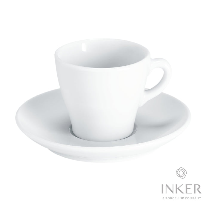 INKER - Tazze da Colazione 28cl - linea Mocca - Porcellana (set da 6 pezzi)