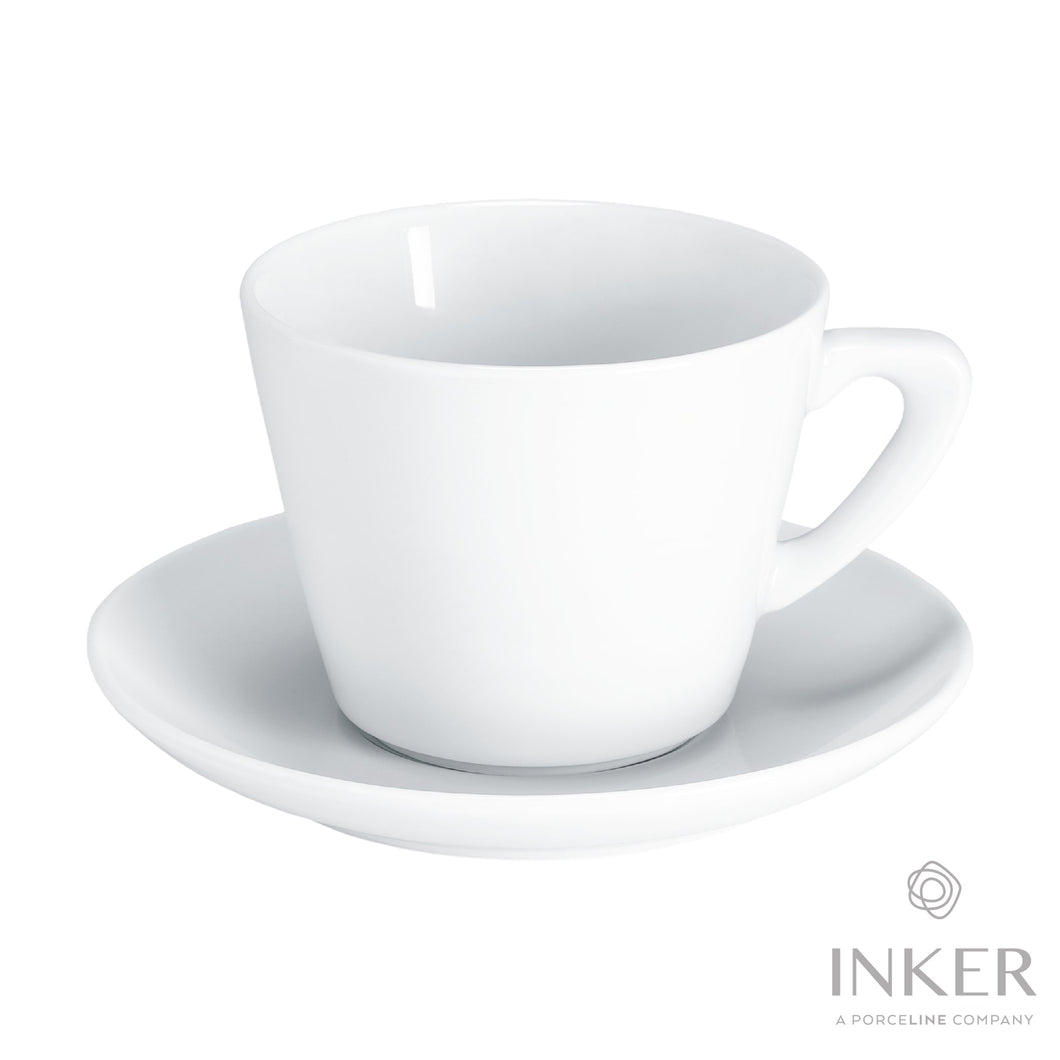 INKER - Tazze da Colazione 35cl - linea Carla - Porcellana (set da 6 pezzi)