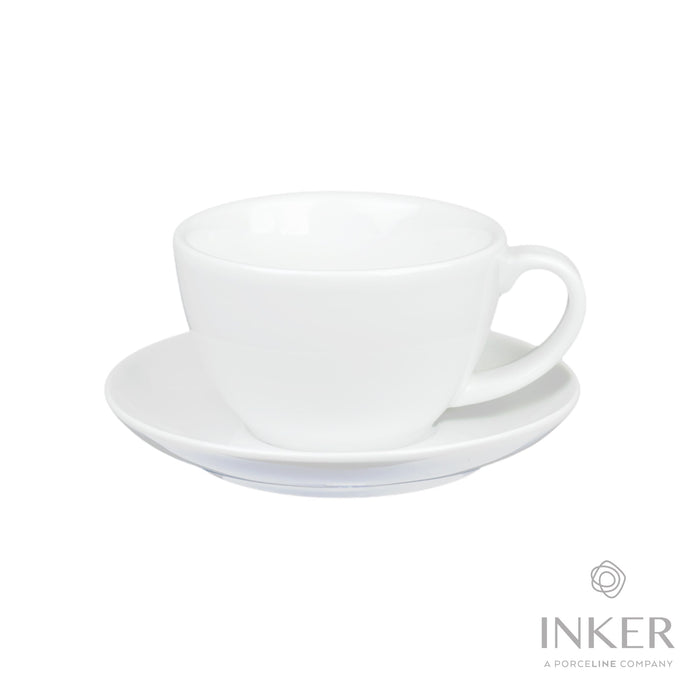 INKER - Tazze da The 30cl - linea LatteArt - Porcellana (set da 6 pezzi)