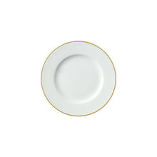 Load image into Gallery viewer,  Filo Oro - linea Athena - piatto frutta cm.22 (set da 6 pezzi) - Porcellana - Royal Porcelain
