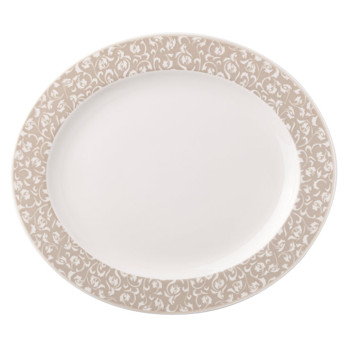  Leilani - linea Athena - piatto portata ovale cm.37,5 - Porcellana - Royal Porcelain