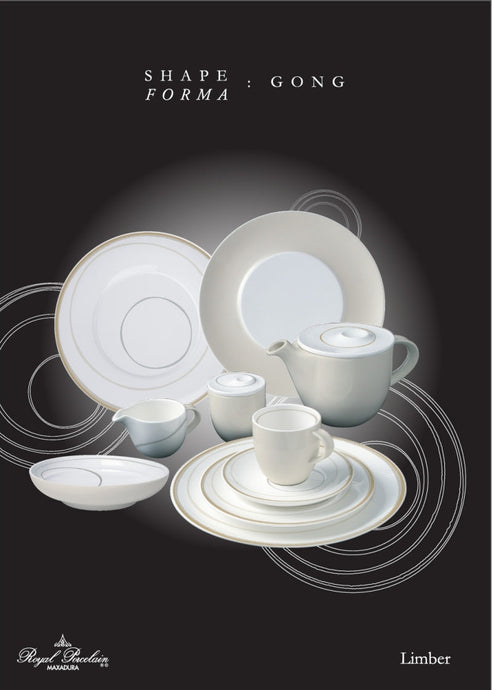 Cosmo - linea Gong - servizi completi - Porcellana - Royal Porcelain 