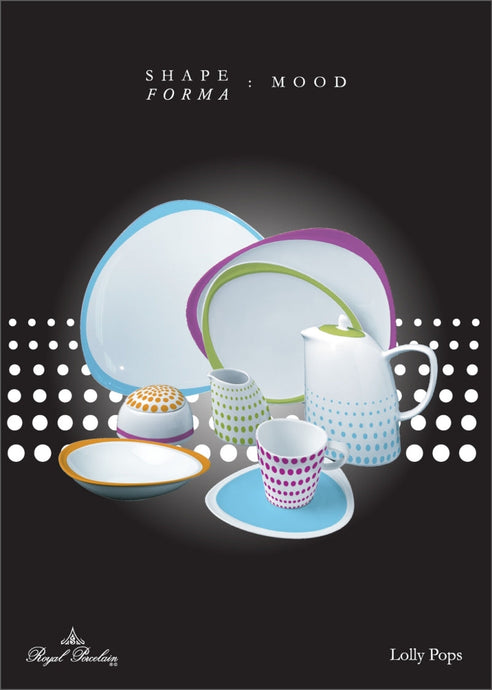 Lolly Pops - linea Mood - servizi completi - Porcellana - Royal Porcelain  