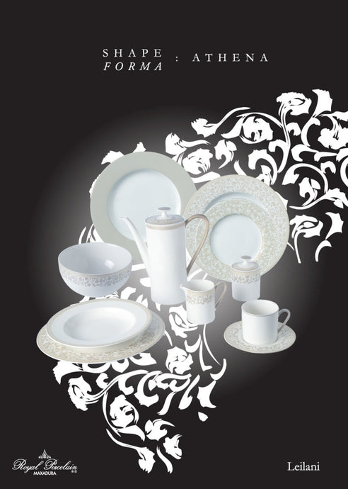 Leilani - linea Athena - servizi completi - Porcellana - Royal Porcelain