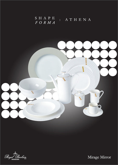  Mirage Mirror - linea Athena - servizi completi - Porcellana - Royal Porcelain - 