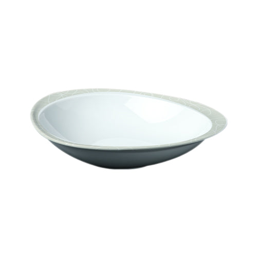  Eternal Line - linea Mood - piatto fondo 20.5 x 22 cm (set da 6 pezzi) - Porcellana - Royal Porcelain