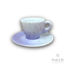 Load image into Gallery viewer, Cappuccino Cups 17cl - Luna - Iris Dots (set of 6 pieces)
