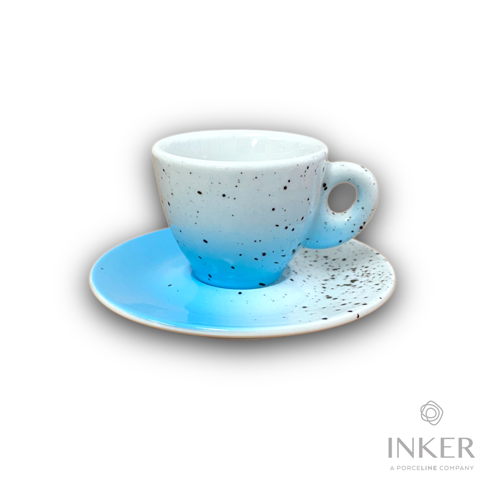 Cappuccino Cups 17cl - Luna - Iris Dots (set of 6 pieces)